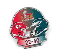 aminco Philadelphia Eagles Super Bowl 59 Champions Final Score Pin