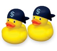 aminco Seattle Kraken NHL Team Rubber Duck Set Two Pack