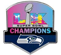 aminco Seattle Seahawks NFL Super Bowl LX Champions Choose Your Commemorative Pin Officially Licensed Gift, Metal, no gemstone
