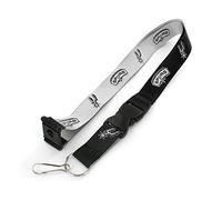 aminco Unisex Reversible Lanyard NBA San Antonio Spurs Reversible Lanyard, Black/White (pack of 1)