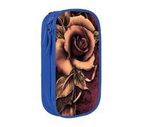 AMINNU Gothic Rose Pencil Case, Multifunctional Pencil Case, Student Pencil Case, with Zipper Suitable for Schools and Offices, Unisex.
