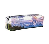 Aminnu Grand Teton National Park Pencil Case, Durable Pencil Case, Student Pencil Case, Zipper Pencil Case. Suitable for Schools and Offices, Unisex
