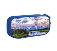 AMINNU Grand Teton National Park Pencil Case, Multifunctional Pencil Case, Student Pencil Case, with Zipper Suitable for Schools and Offices, Unisex.