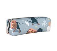 Aminnu Hot Dogs and Lemonade Pencil Case, Durable Pencil Case, Student Pencil Case, Zipper Pencil Case. Suitable for Schools and Offices, Unisex