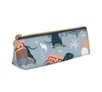 AMINNU Hot Dogs and Lemonade Pencil Case, Multifunctional Pencil Case, Student Pencil Case, with Zipper Suitable for Schools and Offices, Unisex