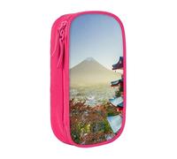 AMINNU Japan Mount Fuji Landscape Pencil Case, Multifunctional Pencil Case, Student Pencil Case, with Zipper Suitable for Schools and Offices, Unisex.