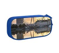 AMINNU London Eye Pencil Case, Multifunctional Pencil Case, Student Pencil Case, with Zipper Suitable for Schools and Offices, Unisex.