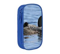 AMINNU Loon Birds Pencil Case, Multifunctional Pencil Case, Student Pencil Case, with Zipper Suitable for Schools and Offices, Unisex.