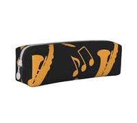 Aminnu Musical Notes Treble Pencil Case, Durable Pencil Case, Student Pencil Case, Zipper Pencil Case. Suitable for Schools and Offices, Unisex
