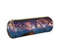 AMINNU National Park Cylinder Pencil Case, Durable Pencil Case, Student Pencil Case, Zipper Pencil Case. Suitable for Schools and Offices, Unisex
