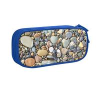 AMINNU Pretty Stones Pencil Case, Multifunctional Pencil Case, Student Pencil Case, with Zipper Suitable for Schools and Offices, Unisex.