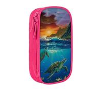 AMINNU Sea Turtles Pencil Case, Multifunctional Pencil Case, Student Pencil Case, with Zipper Suitable for Schools and Offices, Unisex.