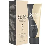 Amino Acid Double Tube Shower Gel, Soothes Moisturizing,Deep Cleansing + Moisturizing, Long-Lasting Fragrance, for Dry Skin