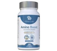 Amino Boost - Full Spectrum 20 Amino Acids Supplement 120 Vegan Capsules |Includes All BCAAs - Free Form pre-digested Amino Acids with Added Advanced Coenzyme Support. No Additives - UK Made