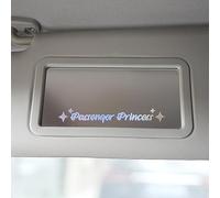 AMIORO 5 Pack Passenger Princess Stickers Funny Car Decal Accessories Rearview Mirror Window Sticker for Women (Multicolor)