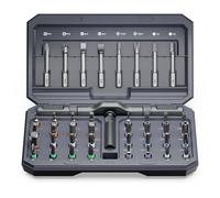AMIR 42 in 1 Ratchet Screwdriver Set, Magnetic Screwdriver Set with 40 PCS Multi Bit, DIY Repair Tool Kit with Ratchet T Handle, Screw Driver Set Kit for Tools,Bicycle,Electronic Repair