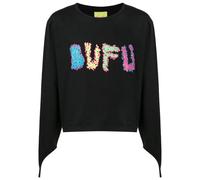 Amir Slama slogan-print long sleeve T-Shirt - Black G-GG-XGG