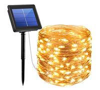 AMIR Upgraded Solar String Lights,78.6ft 240 LED Copper Wire Light, 8 Modes Starry Lights, Waterproof IP65 Fairy Christams Decorative Lights for Outdoor, Wedding, Homes, Party, Halloween (Warm White)