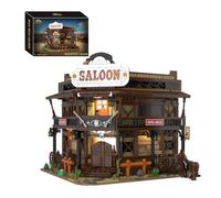 amireed Wild West Saloon Lighting Modular Building Set for Adult 2085 PCS
