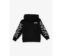 Amiri Boys Black Kids Bandana Bones Cotton-jersey Hoody 4-12 Years 4