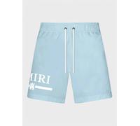 Amiri Ma Bar Logo Swimtrunk Dusty Blue - Mens - XL