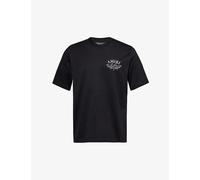 Amiri Mens Black Brand-embellished Crewneck Cotton-jersey T-shirt L