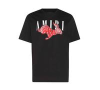 Amiri Mens CNY Bandana Rabbit Print T-Shirt in Black Cotton - Size X-Small