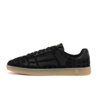 AMIRI Men's Croc Debossed Pacific Bones Black