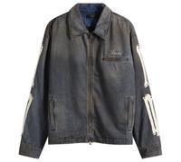 Amiri Men's Lea Bones Denim Blouson Dark Dust