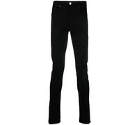 Amiri Slim Fit Broken Ripped Black Denim Jeans