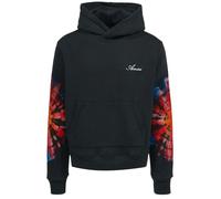 Amiri Spot Tie Dye Sleeves Black Hoodie - L