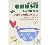 Amisa Express Porridge Oats Sachets Gluten Free, 8 x 27g