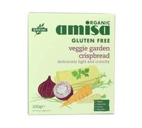 Amisa GF Veggie Crispbread Organic 100g X 7 (Pack of 7)