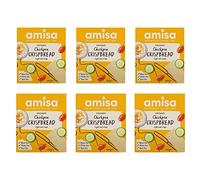 Amisa Organic Gluten Free Chick Pea Crispbread 120 g (Pack of 6)