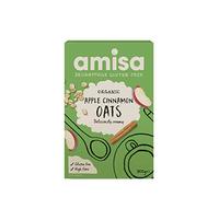 Amisa Organic Gluten Free Pure Porridge Oats Apple & Cinnamon Spice 300g - Pack of 2