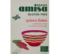 Amisa Organic Gluten Free Quinoa Flakes 400 g (Pack of 3)