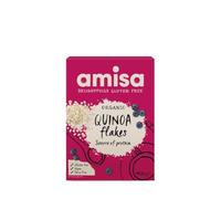 Amisa Organic Gluten-Free Quinoa Flakes, 400g | 100% Organic, Certified Gluten Free, Source of Plant Protein, Ideal Healthy Breakfast Cereal, Suitable for Vegans
