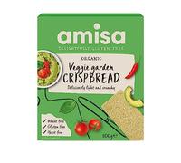Amisa Organic Gluten Free Veggie Garden Crisp Bread 100g (Pack of 4)