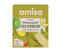 Amisa Organic Lentil Protein Crispbread, 100 g, 6 Pack