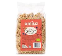 Amisa Organic Spelt Crunchy, 375g | 100% Organic Spelt, Crunchy Texture, High in Fibre, Ideal Breakfast Cereal, Vegan Friendly
