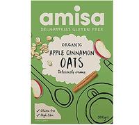 Amisa Organic Apple & Cinnamon Porridge Oats - 300g