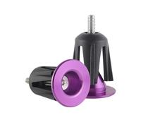 AMISENK 1 Pair Aluminum Alloy Bike Handlebar End Plugs Cap For Mountain Road Bicycles Cycling Accessory Bike Handle End Plugs
