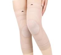 AMISENK 1 Pair Thin Nylon Knee Sleeves Comfortable Guard For Enhances Breathability During Running Cycling Workouts Breathable Sleeve For Weightlifting