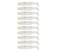 AMISENK 10Pcs Paddle Tail Swimbait 4cm 1.1g Artificial Baits Swimbaits For Saltwater Soft Fishing Lures High Action T Tail Rigs