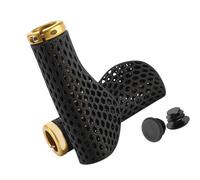 AMISENK 1Pair Shock Absorption Handlebar Cover Comfortable Cycling Handle Grips With End Plugs For Road Bikes Shock Absorption Handle Cover
