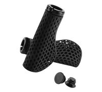 AMISENK 1Pair Shock Absorption Handlebar Cover Comfortable Cycling Handle Grips With End Plugs For Road Bikes Shock Absorption Handle Cover