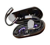 AMISENK 1PC Open Ear Earhook Earphone AI Translation Earbuds Bluetooth-compatible 5.4 Multiple Languages And Noise Cancellation AI Real Time Translation Earbuds