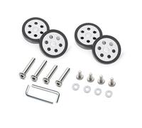 AMISENK 4PCS Quiet Rolling Luggage Practical Replacement Set 360 Degree Rotation for Suitcases Luggage