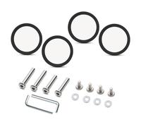 AMISENK 4PCS Quiet Rolling Luggage Practical Replacement Set 360 Degree Rotation for Suitcases Luggage