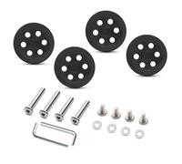 AMISENK 4PCS Quiet Rolling Luggage Practical Replacement Set 360 Degree Rotation for Suitcases Luggage